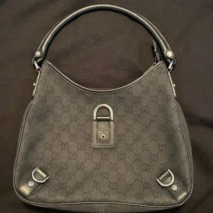 Gucci GG Canvas Small Abbey D-Ring Shoulder Bag